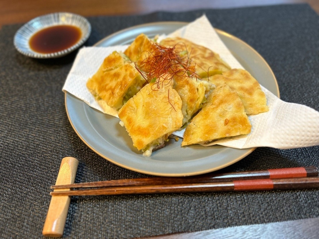 わけぎと豚肉のチヂミ