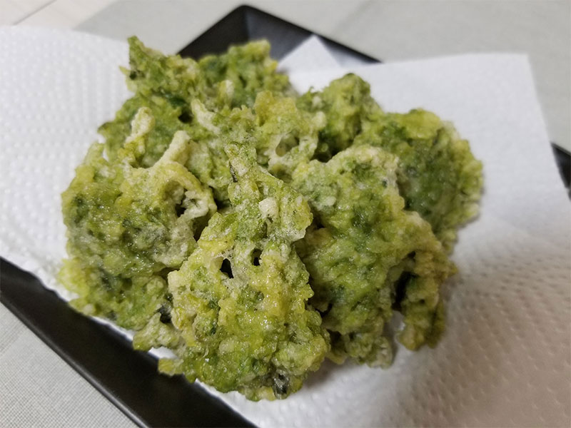 保護中: 青さ海苔の天ぷら（高知県郷土料理）